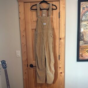 Levi's Brown Corduroy Overalls